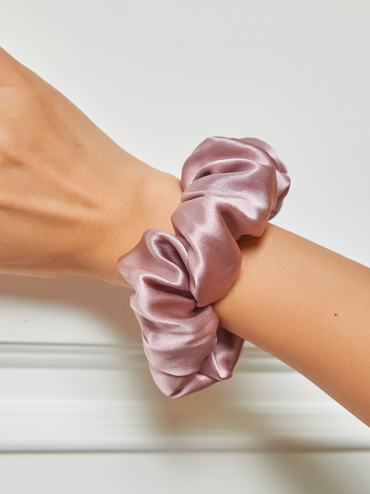 Ziovara – Midnight Mulberry Silk Hair Scrunchie - ZiovaraSKU_1754334449390_24