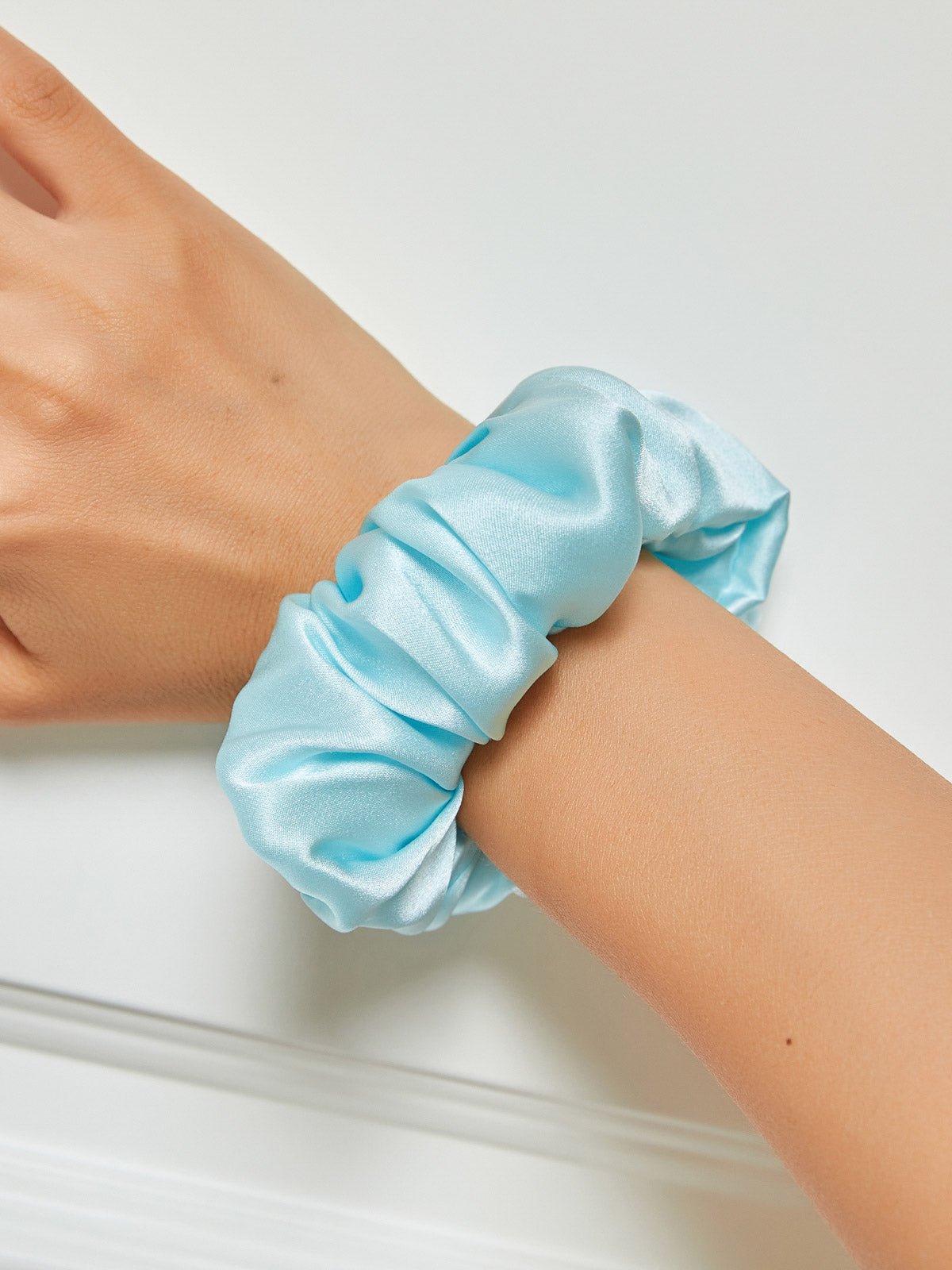 Ziovara – Midnight Mulberry Silk Hair Scrunchie - ZiovaraSKU_1754334449390_426