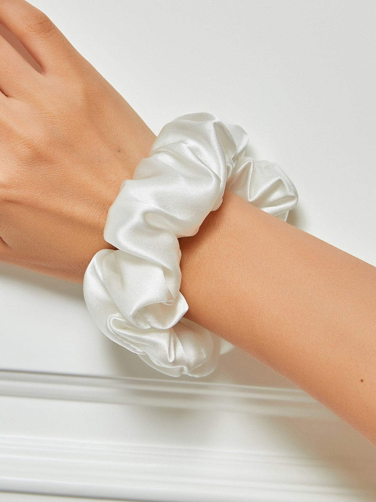Ziovara – Midnight Mulberry Silk Hair Scrunchie - ZiovaraSKU_1754334449390_437