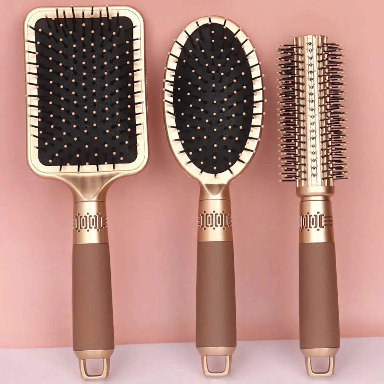 Ziovara – Anti - Static Paddle Brush for Curly Hair - ZiovaraSKU_1754334509349_433
