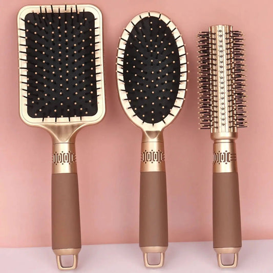 Ziovara – Anti - Static Paddle Brush for Curly Hair - ZiovaraSKU_1754334509349_433