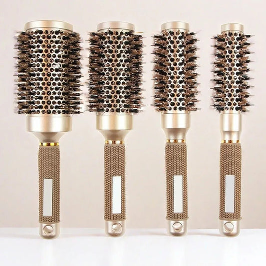 Ziovara – Ionic Boar Bristle Hairbrush Set - ZiovaraSKU_1754334526564_245