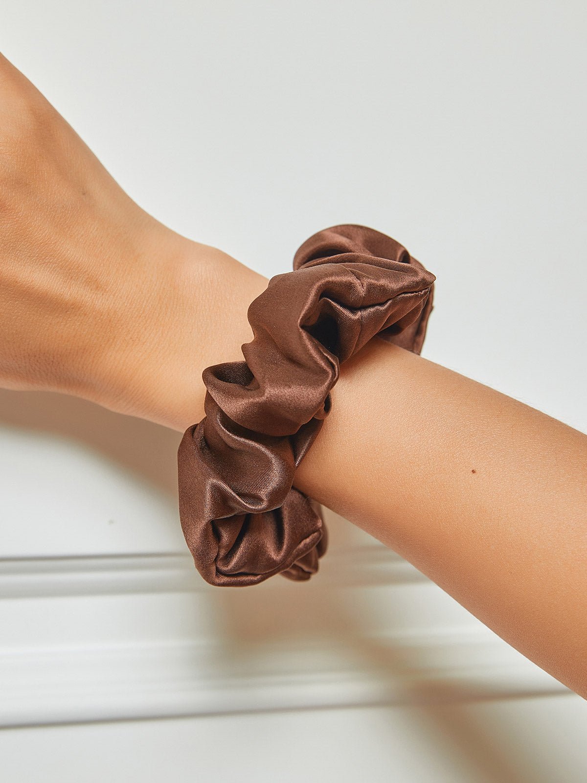Ziovara – Midnight Mulberry Silk Hair Scrunchie - ZiovaraSKU_1754334449390_385