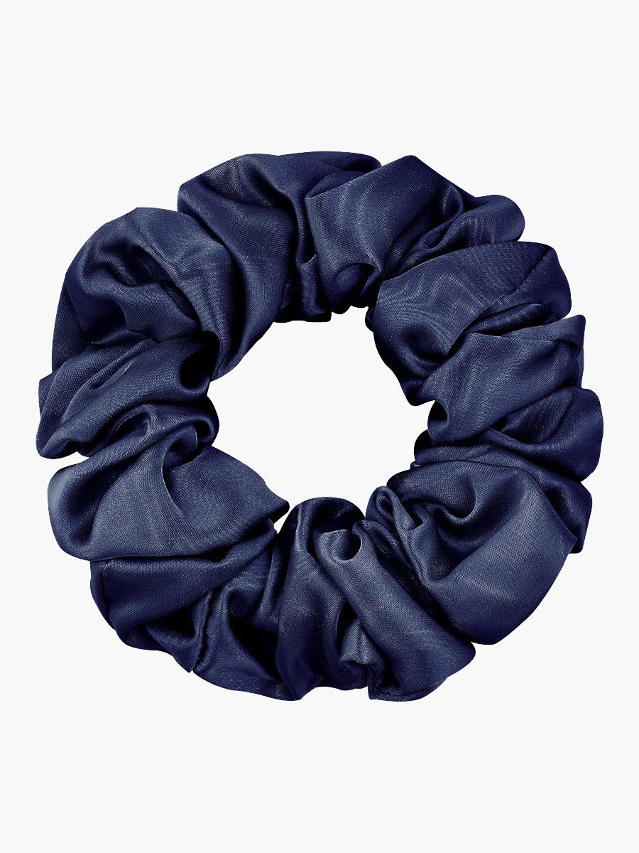 Ziovara – Midnight Mulberry Silk Hair Scrunchie - ZiovaraSKU_1754334449390_437