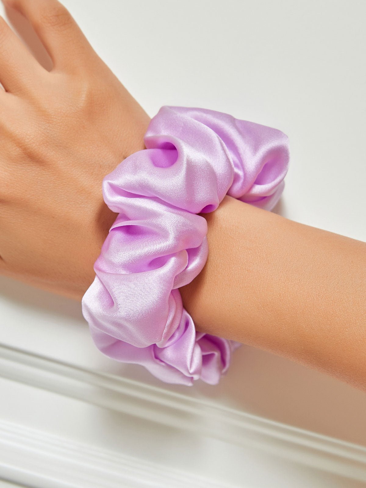 Ziovara – Midnight Mulberry Silk Hair Scrunchie - ZiovaraSKU_1754334449390_51
