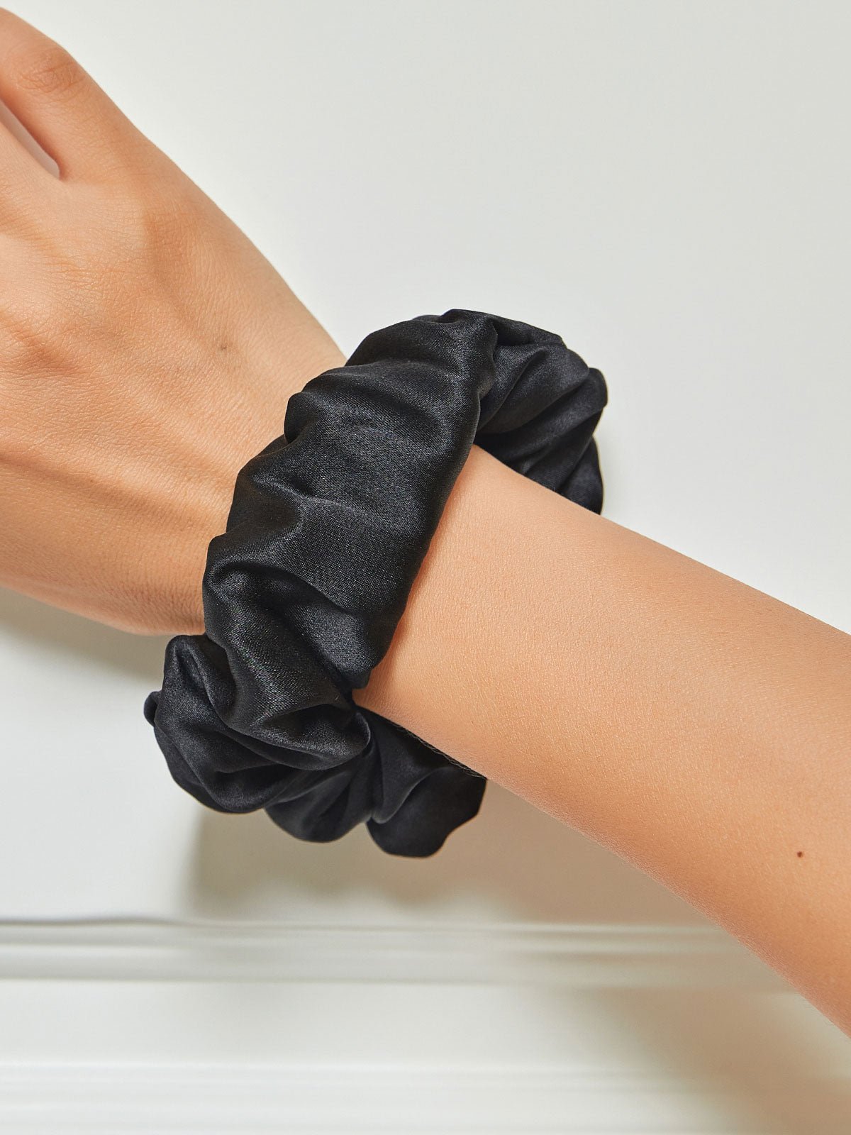 Ziovara – Midnight Mulberry Silk Hair Scrunchie - ZiovaraSKU_1754334449390_779