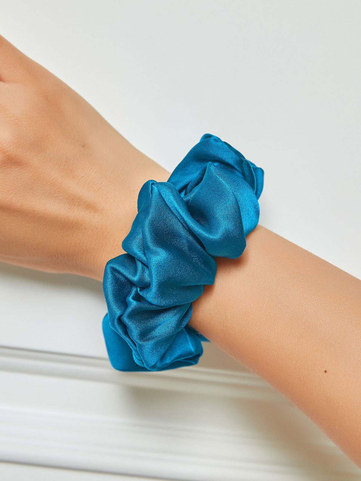 Ziovara – Midnight Mulberry Silk Hair Scrunchie - ZiovaraSKU_1754334449390_966